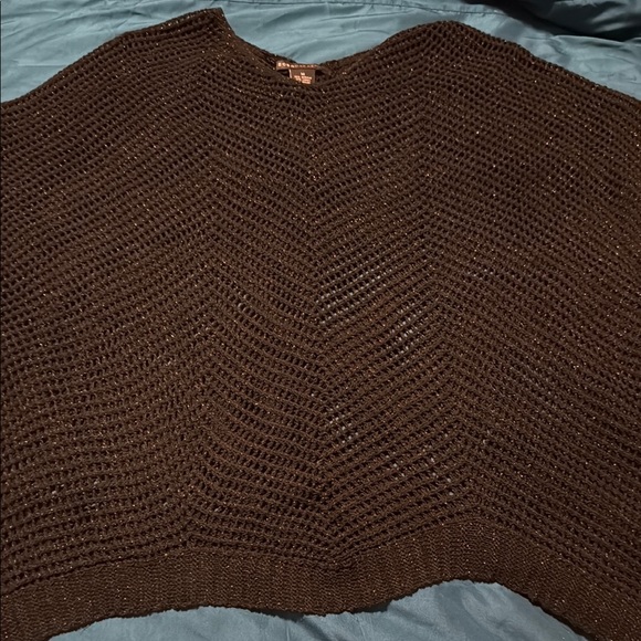 BCBGMaxAzria Sweaters - BCBGMaxAzria Brown Poncho/Shrug